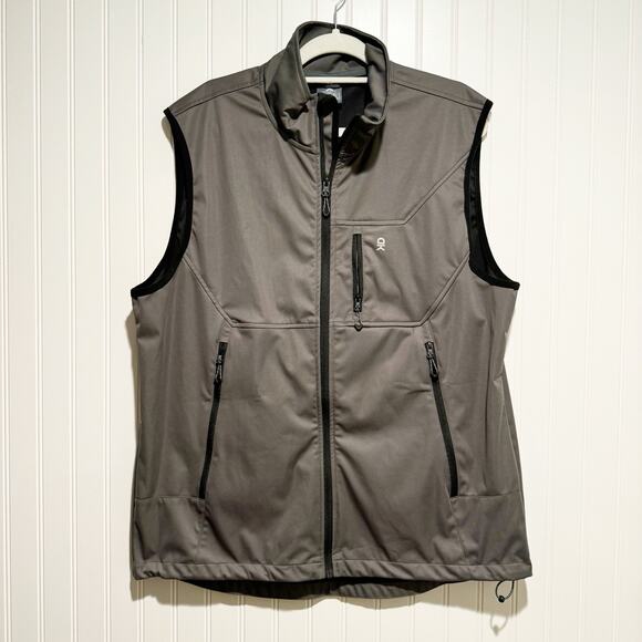 Little Donkey Andy Gray Soft Shell Vest Mens XL - Picture 1 of 7